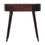Thumbnail: Honey Caramel Rounded Small Console Table