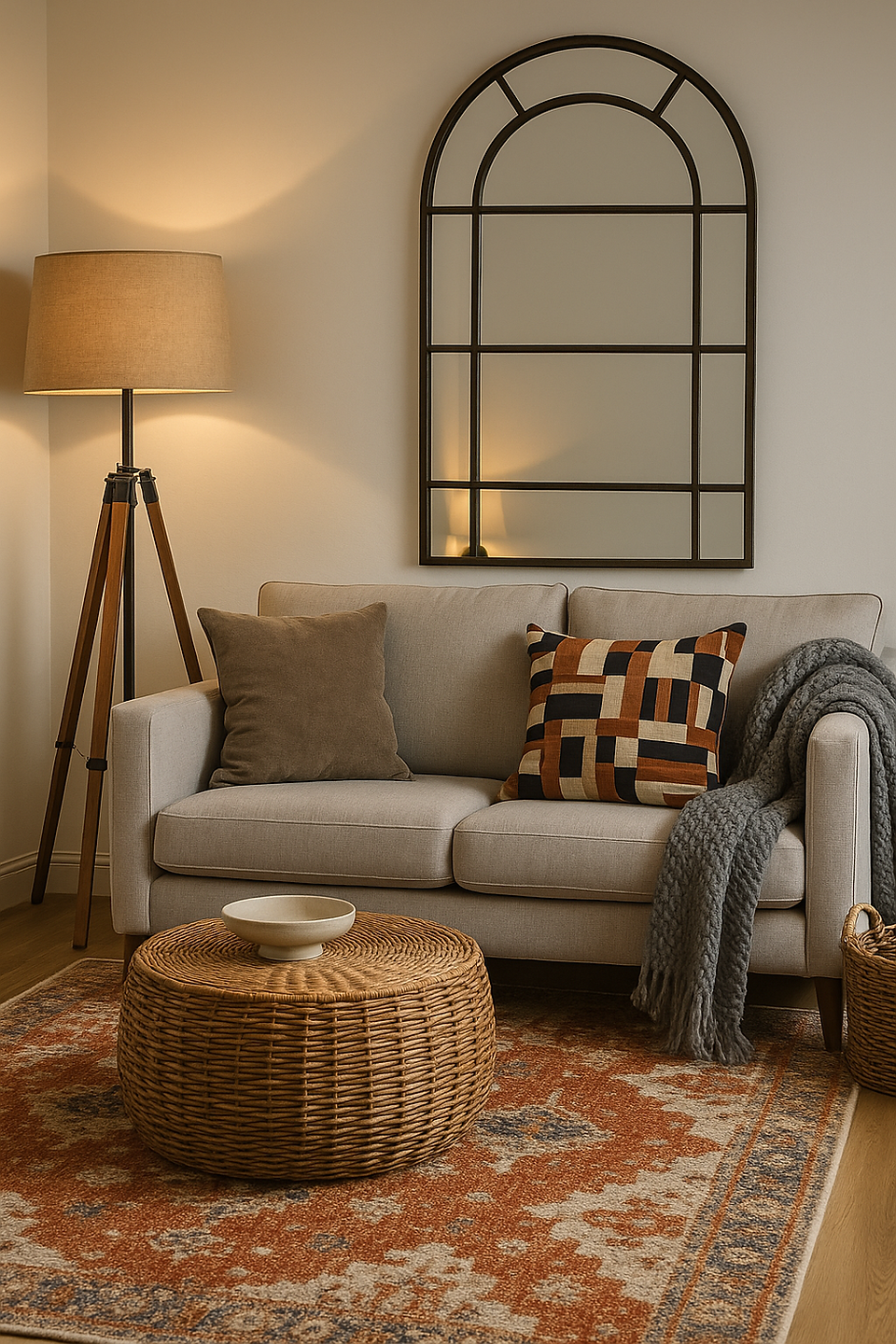 Autumnal Decor Living Room Cosy Vibes Neutral