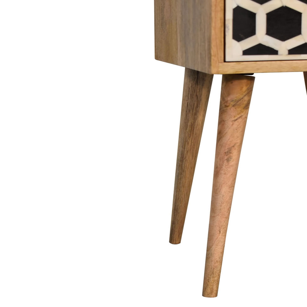 Thumbnail: Mini Bone Inlay 2 Drawer Bedside