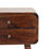 Thumbnail: Curved Dark Walnut Bedside