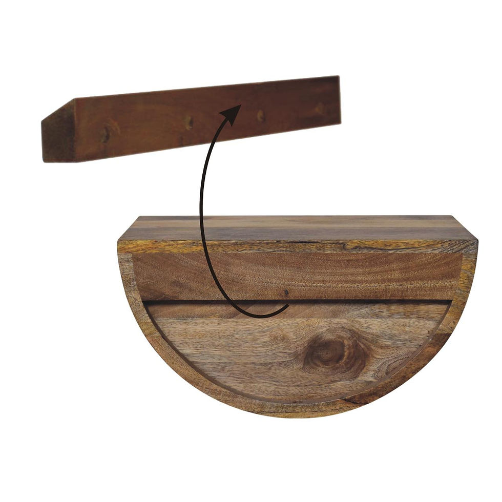 Thumbnail: Crescent Floating Bedside