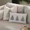 Thumbnail: Twinkling Tree Embroidered Cushion – Natural | Riva Home