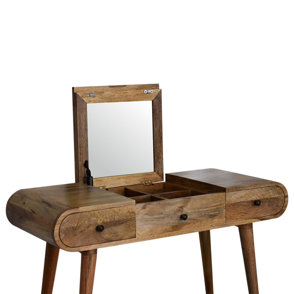 Thumbnail: Oak-ish Round Dressing Table