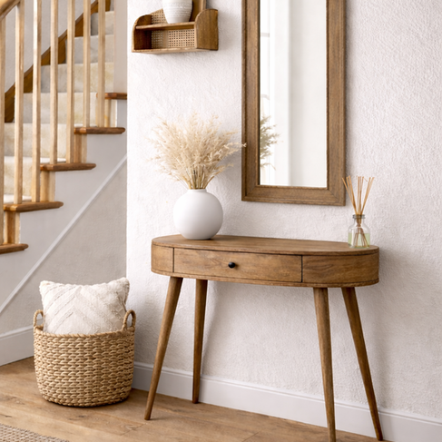 cloud dancer hallway moodboard visual