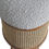 Thumbnail: Cream Boucle Larissa Footstool