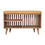 Thumbnail: Slatted Oak-ish Bench with 3 slots