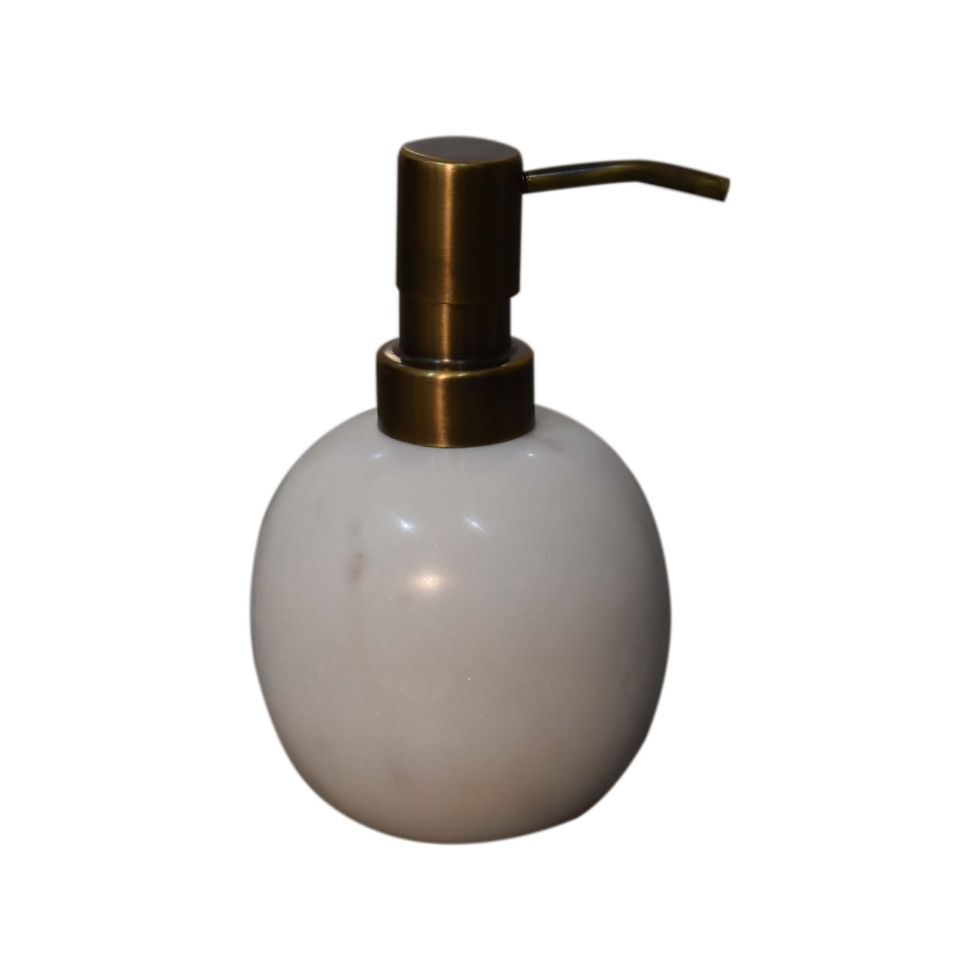 Thumbnail: Set of 5 White Marble Bathroom Set