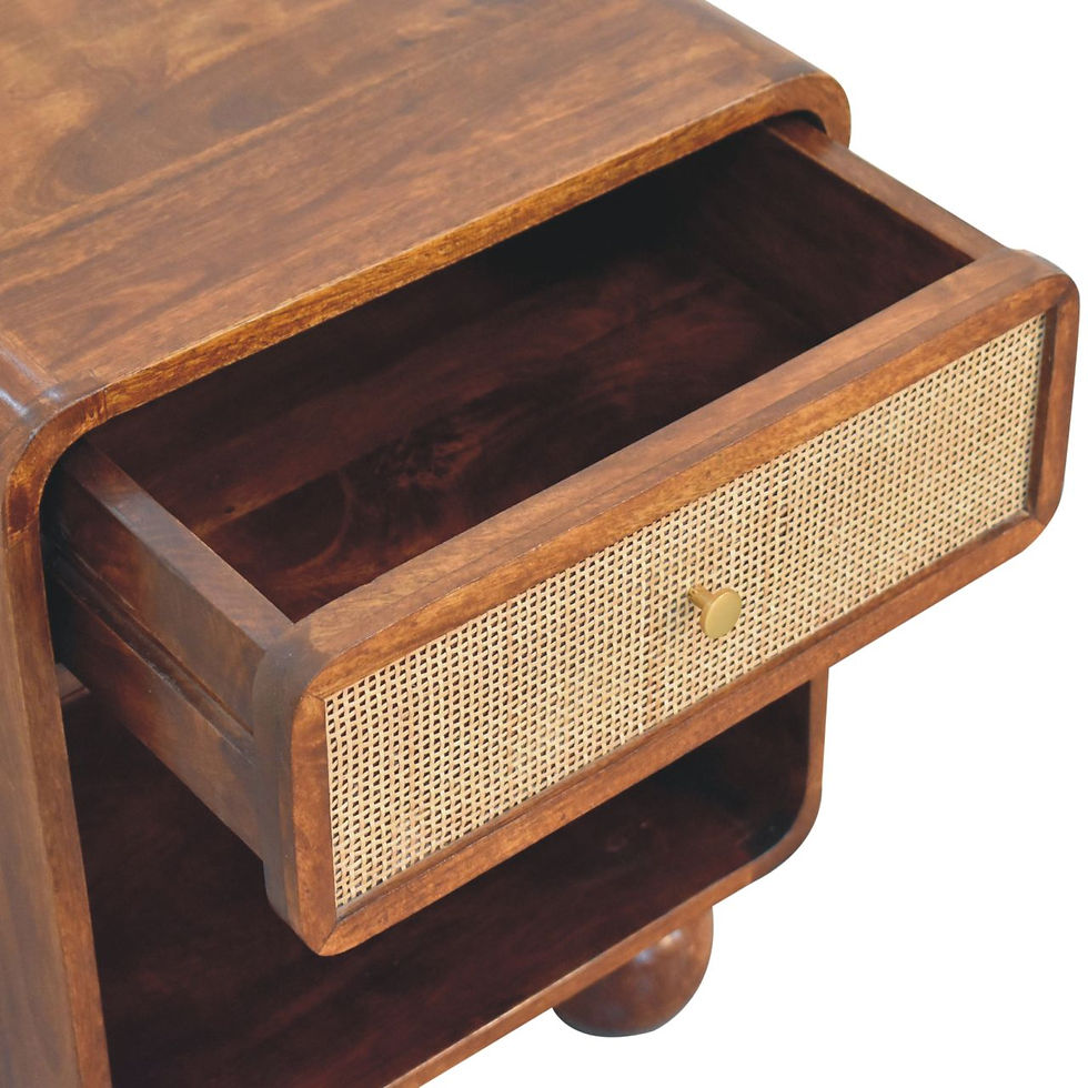 Thumbnail: Chestnut Open Woven Bedside