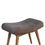 Thumbnail: Mocha Faux Fur Curved Bench