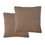 Thumbnail: Brown Cotton Cushion Set of 2