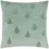 Thumbnail: Evergreen Classic Tree Embroidered Cushion – Green | Riva Home