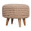 Thumbnail: Keeva Beige Oblong Footstool