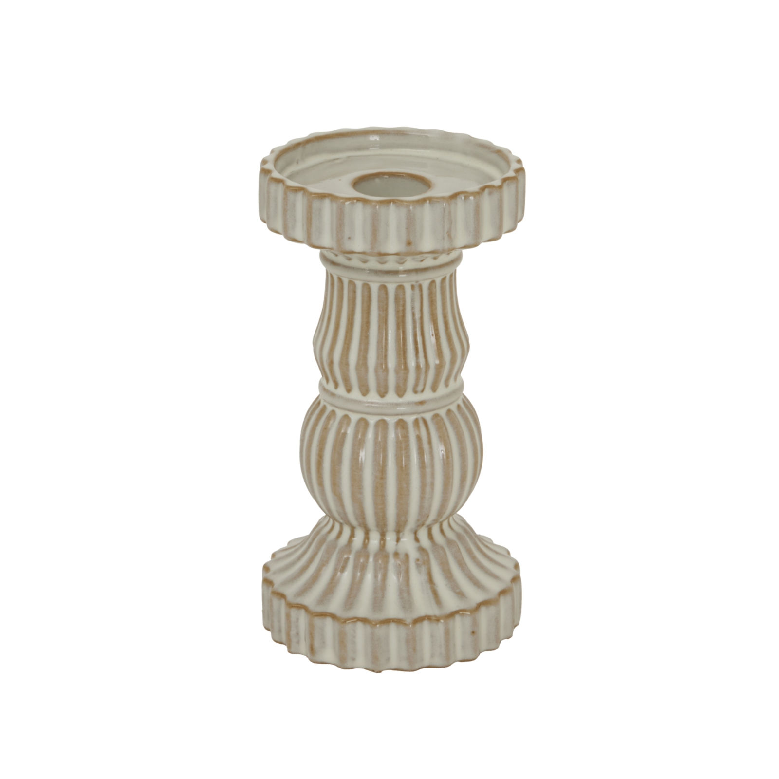 Alora Ceramic Pillar Candle Holder