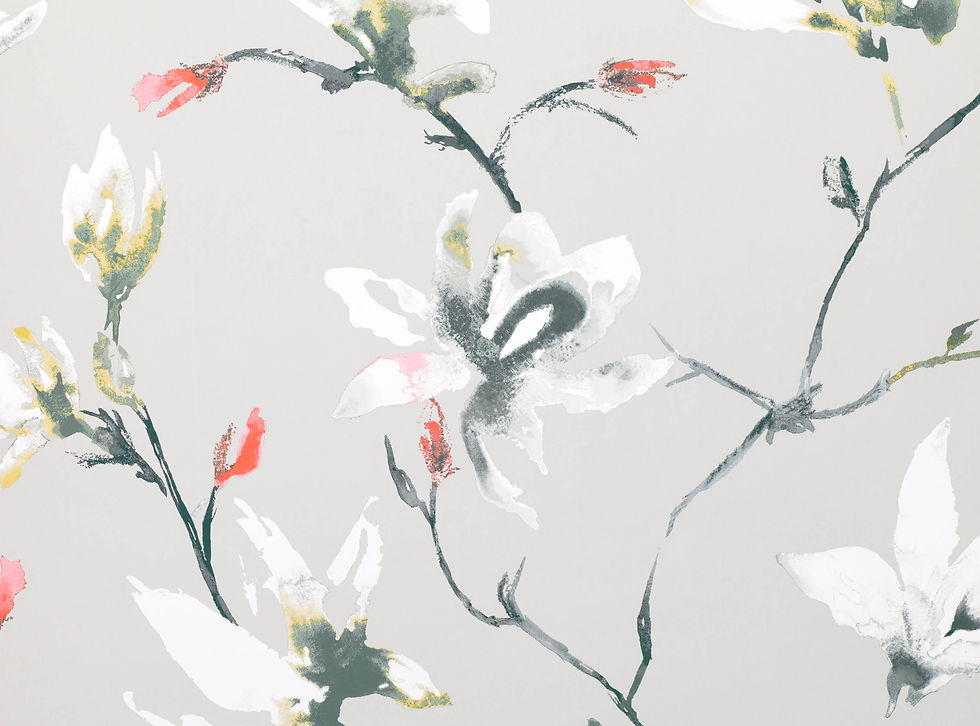 Blush Saphira Wallcovering Romo