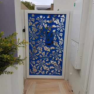 Classic Aluminium Perth - Custom Made Aluminium Lazer Cut Decorative Gate