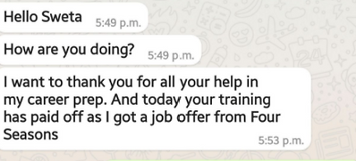 Testimonials by GS, Clients, offers from top companies