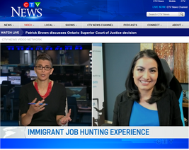Sweta Regmi, Founder & CEO in CTV News Channel as a Career expert in Canada, no Canadian experience 