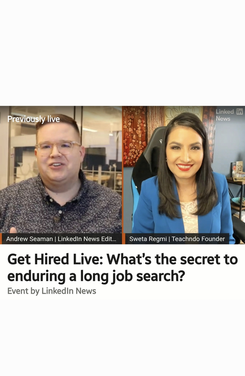 Sweta Regmi, Founder and CEO, certified Career and Resume strategist of Teachndo