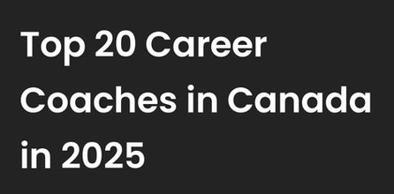 Text: Top 20 Career Coaches in Canada in 2025