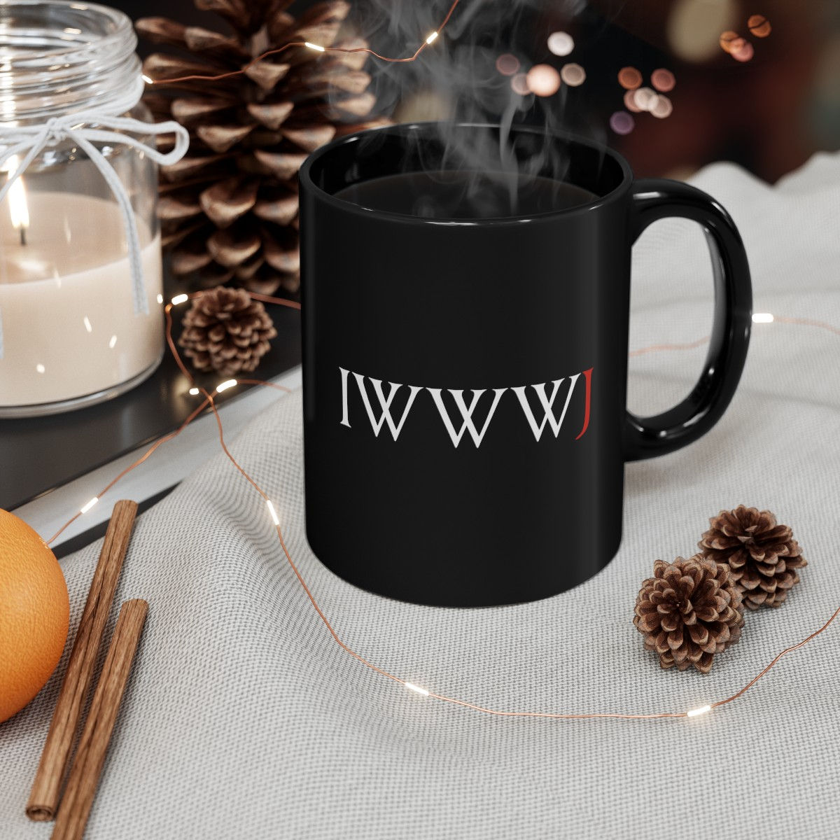 IWWWJ Black Mug (11oz, 15oz)