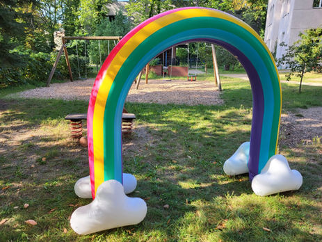 Wasserspaß – der Regenbogen
