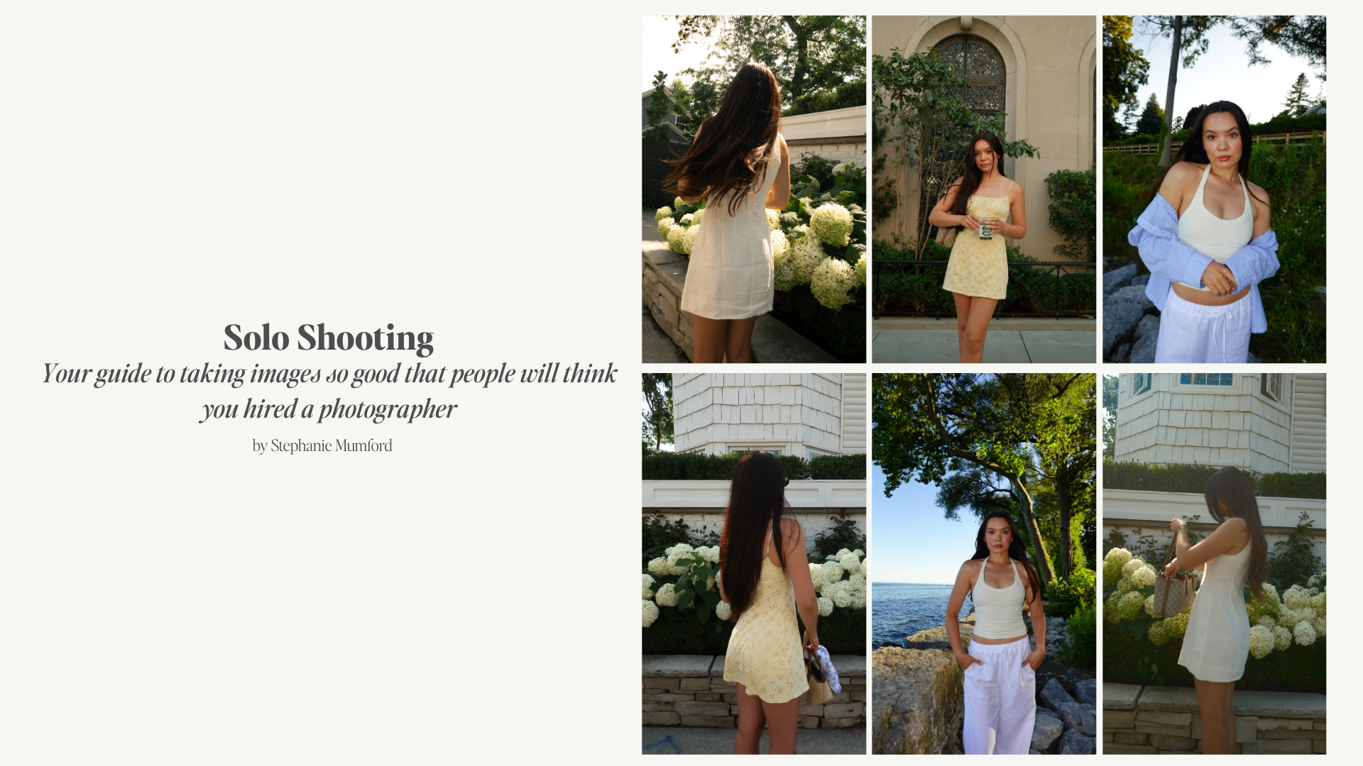Solo Shoot: How to Look Like Someone Took Your Photo