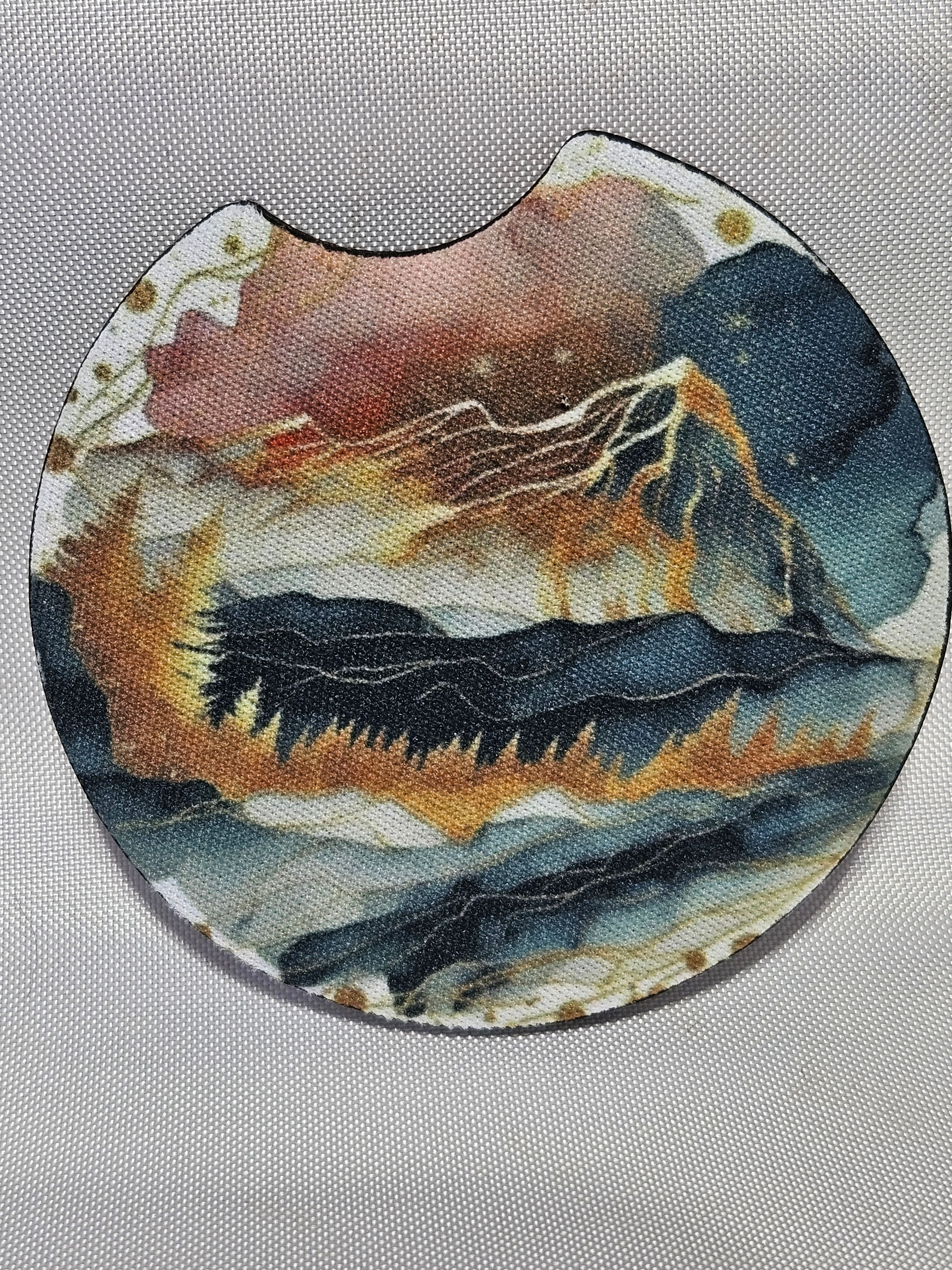 Mountain View Car Coasters