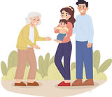 Australian Parent Visa – elderly parents reunited with family in Australia, showcasing migration support and visa benefits