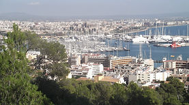 panorama Palma - Castillo Bellver château majorque point de vue baie de palma