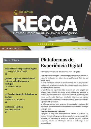 RECCA Edição 09 - Stratups