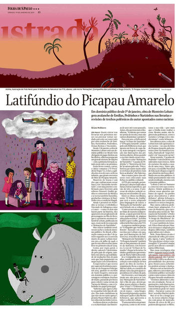 Monteiro Lobato entra em domínio público - Sócia Ivana Crivelli comenta na Folha de São Paulo os lim