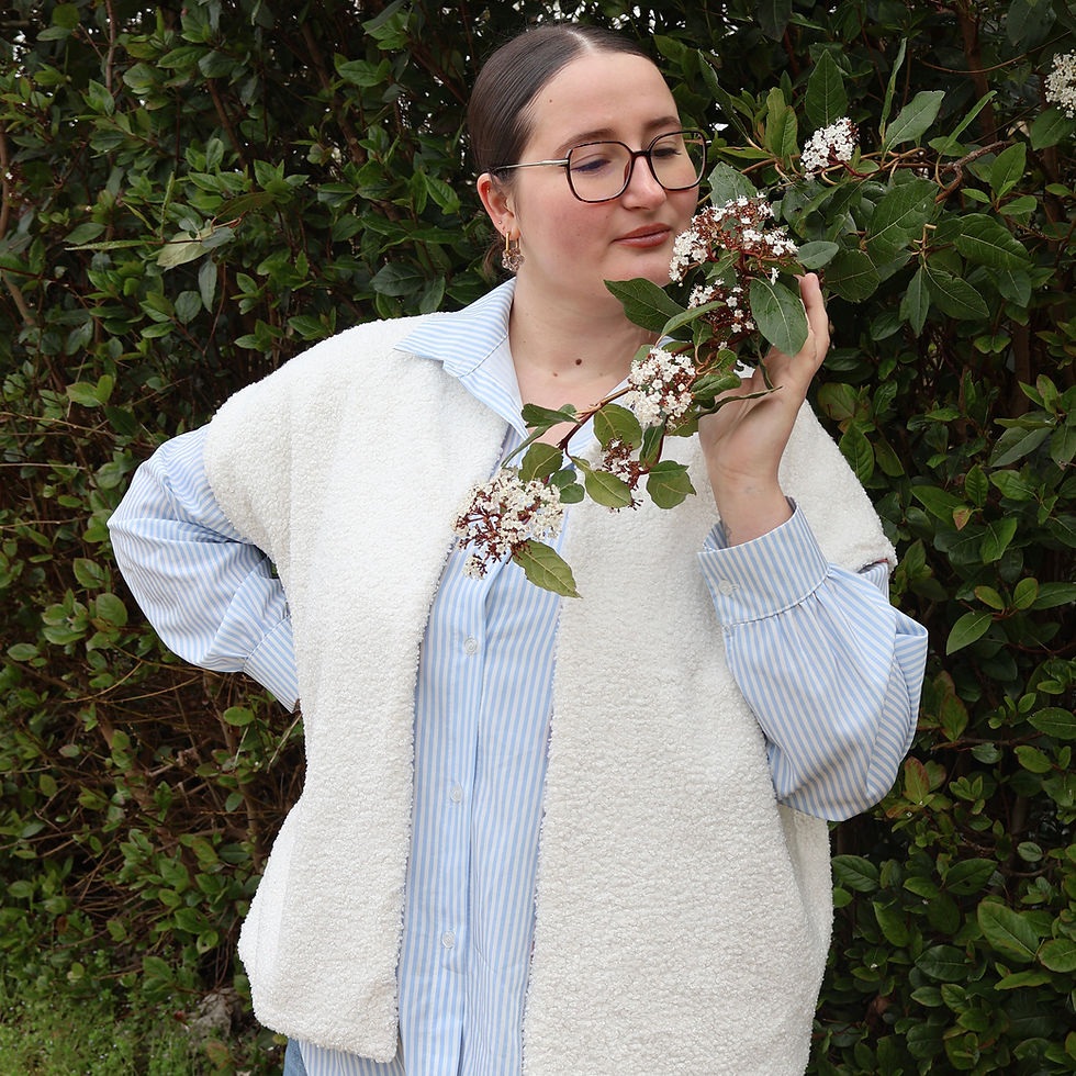 Miniature : Gilet réversible Hortensia