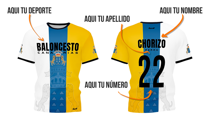 Camisetas Canarias