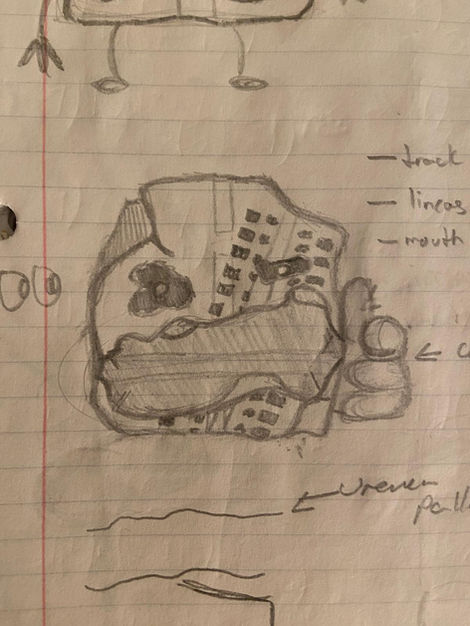 Concept Art for Boquete (Pot-Hole) Puppet