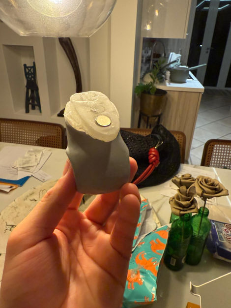 First Cast of Prototype Sculpt for  Ñaki Ñak's #1 (Jaw on Body)