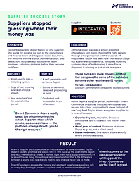 supplier success story