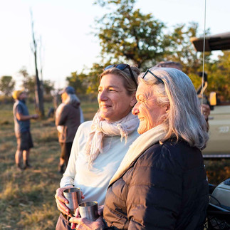 Older travelers enjoying safari from Zanzibar in Tanzania