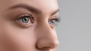 Close-up of a woman's eye area showing the natural appearance of under-eye skin
