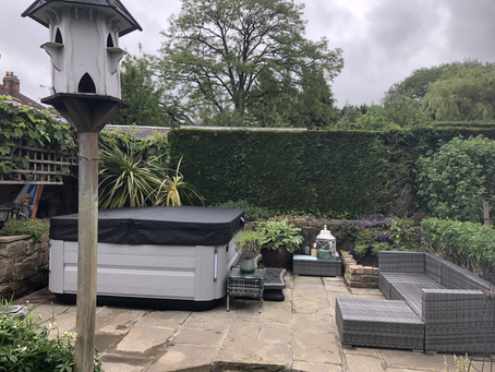 An old Yorkshire Stone patio, brought back to life.