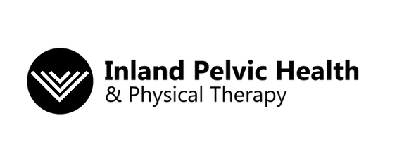 Inland Pelvic Health logo: name and circle with 3 V's