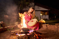 Fotografia terapêutica capturando a beleza natural e a força interior da mulher.