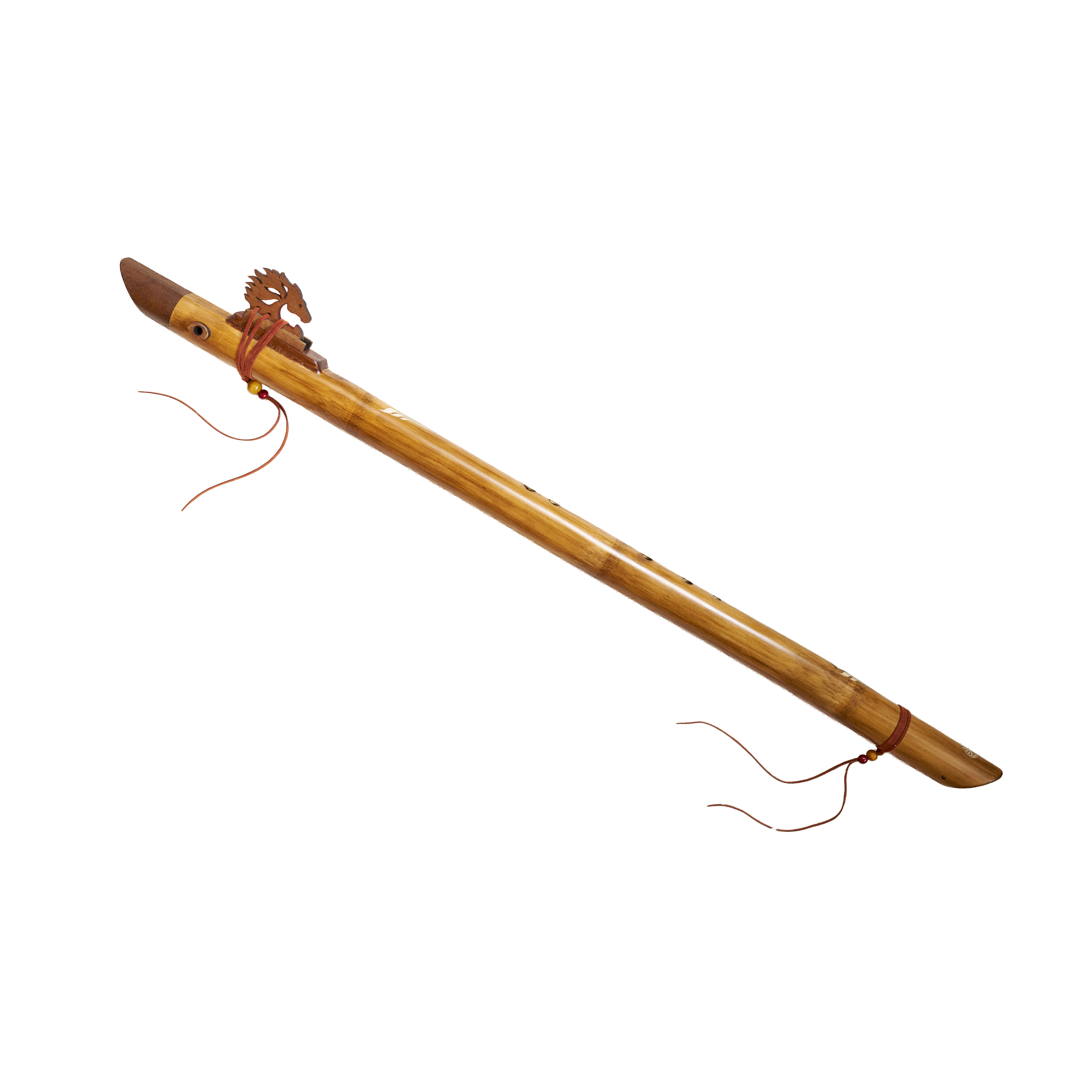 Flauta Bass Transversal Marrom