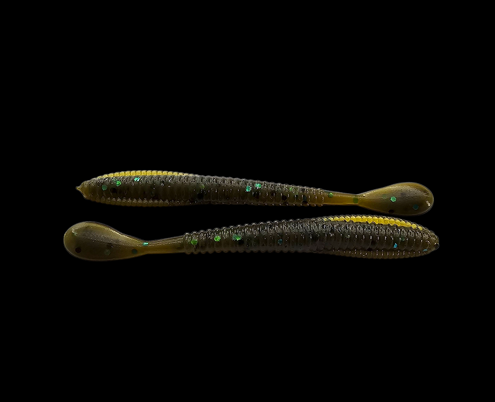 Thumbnail: Green Pumpkin (Blue) - Custom Bait Color
