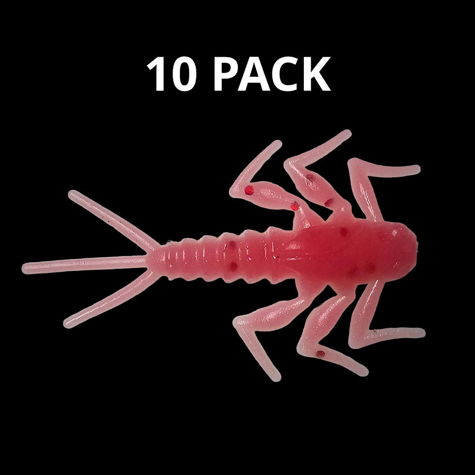Thumbnail: The Mayfly Nymph soft plastic bait in the custom color Morning Ron