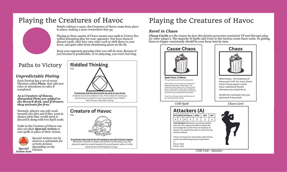 Goon Game: Creatures of Havoc Rules - Designed by Wolfgang Westdorp