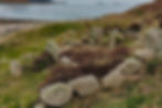 The ancient settlement on the uninhabited island of Nornour.