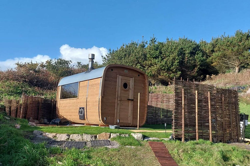 St Martins wild sauna, the perfect outdoor rejuvenating experience