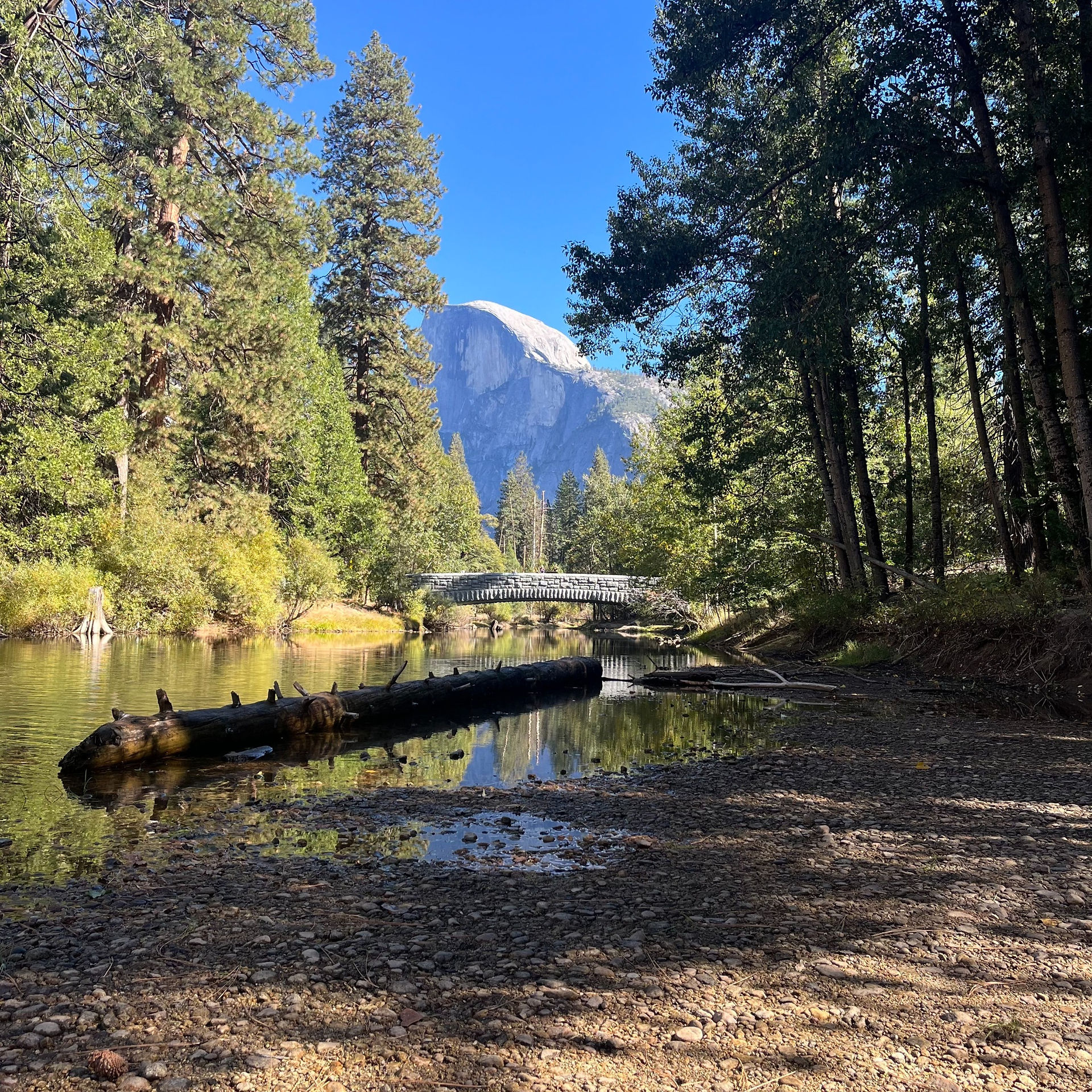 The Half Dome Yosemite Valley