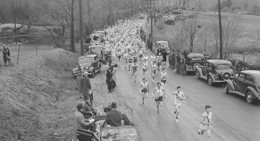 Runners Boston Marathon 1900