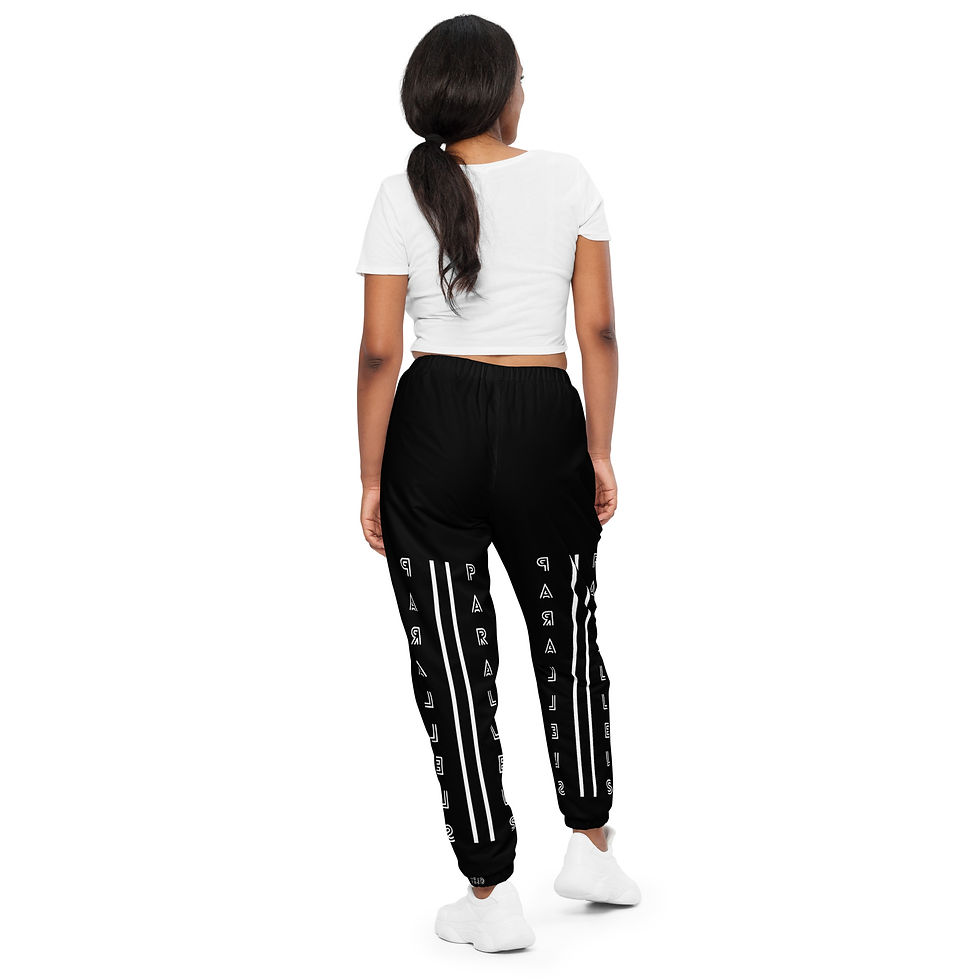 Thumbnail: Parallels Unisex track pants (Black)